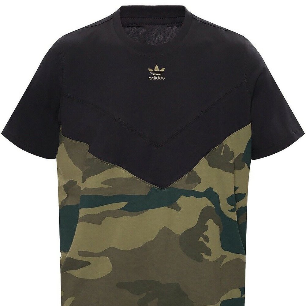 Adidas Originals Blocked Camo Trefoil T-Shirt - Picture 7 of 8